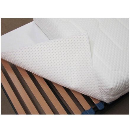 Matrasbeschermer optinop ca. 150x200cm anti-slip en anti-dust voor op de lattenbodem en diverse andere bedbodems.