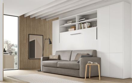 Standaard met Sofa voor bedkast