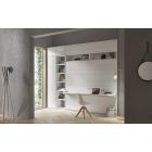 Inspiratie foto met diverse opties als extra opzetkast, neerklapbare beveiliging +hoofbord, meeklappende desk , etc.