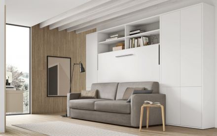 Standaard met Sofa voor bedkast