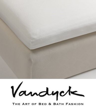 VANDIJCK Jersey Supreme hoeslaken. LET OP! HOEKHOOGTE TOT CA. 15 CM SPECIAAL VOOR TOPDEKMATRASSEN EN SLAAPBANK MATRASSEN.