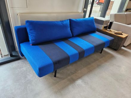 Model Conlix patchwork Blue te bekijken in showroom Breda.