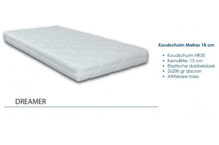 Matras Koudschuim Dreamer-90 X 200 cm